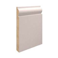 18mm x 144mm x 5.4m Primed MDF Torus Skirting