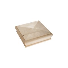 125mm x 125mm x 43mm Pine Pyramid Newel Cap