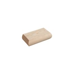 115mm x 56mm x 29mm Pine Flat Half Newel Cap
