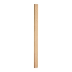 90mm x 45mm x 1.5m Oak Plain Half Newel Post