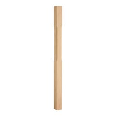90mm x 90mm x 1.5m Oak Chamfered Newel Post