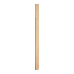 90mm x 45mm x 1.5m Oak Chamfered Half Newel Post