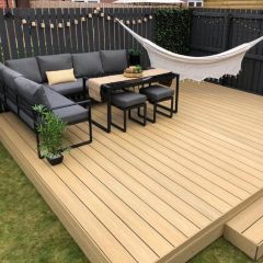 Composite Decking Black Coated Stainless Steel Stop / Start Clip & Screw - HD Deck Dual / HD Deck Pro