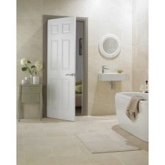 1981mm x 762mm x 35mm Premdor Moulded 6 Panel Textured Semi-Solid Door FSC® Certified