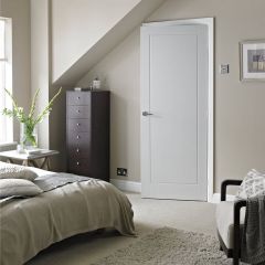 1981mm x 762mm x 35mm Premdor Moulded 1 Panel Semi-Solid Smooth PEFC Certified