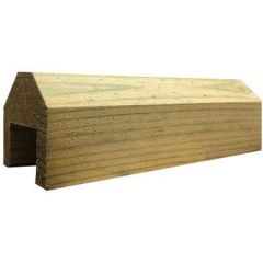 Capping Rail Ex 38mm x 50mm Vth Tan PEFC certified