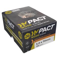 5.0mm x 60mm Impact Professional Woodscrew (x100)