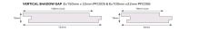 150mm x 22mm Homegrown Larch Vertical Shadow Gap Cladding