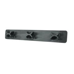 148mm x 24mm Verde Evolved Composite Decking End Cap Slate Grey