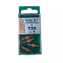 Spax T-Star+ T25 Bits (x5)