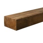 200mm x 100mm (8" x 4") Wooden Sleeper, Green Treated