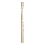90mm x 45mm x 1.5m Pine Turned Half Newel Post
