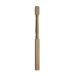 90mm x 90mm x 1.5m Oak Turned Newel Post