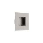 Satin Stainless Steel Square Flush Pull 50mm x 50mm