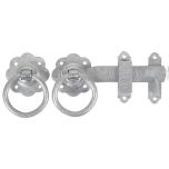 6" Plain Ring Latch, Galvanised