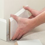 18mm x 144mm x 4.2m Primed MDF Lambs Tongue Skirting FSC® certified