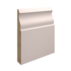 14.5mm x 119mm x 5.4m Primed MDF Ogee Skirting FSC® certified