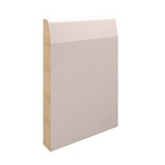 14.5mm x 144mm x 5.4m Primed MDF Chamfered Edge Skirting FSC® certified