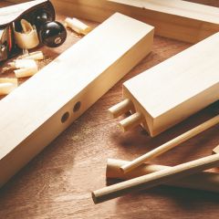 Light Hardwood Dowel 12mm x 2.4m