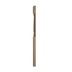 90mm x 45mm x 1.5m Oak Turned Half Newel Post