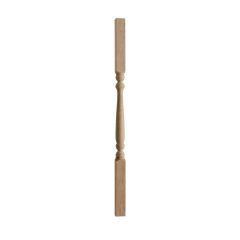 41mm x 41mm x 900mm Oak Turned Spindle