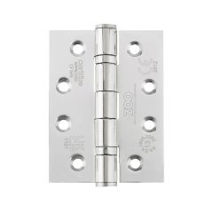 Polished Stainless Steel Grade 13 Ball Bearing Hinge - Pair and a Half