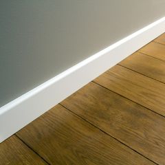 14.5mm x 144mm x 5.4m Primed MDF Chamfered Edge Skirting FSC® certified
