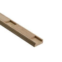 32mm x 63mm x 2.4m Oak Baserail