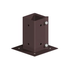 75mm Fence Bolt Down Support