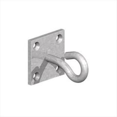 Hooks on Plate 2x2'' Galvanised (2 per pack)