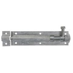 8" Tower Bolt, Straight Shoot, Galvanised