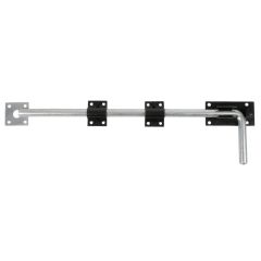 18" Garage Door Bolt, Black