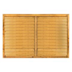 6ft x 4ft Heavy Duty Overlap Fence Panel, Green Treated (1830mm x 1220mm)