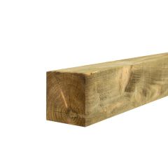 100mm x 100mm (4" x 4") Sawn Fence Post / Gate Post, Green Treated