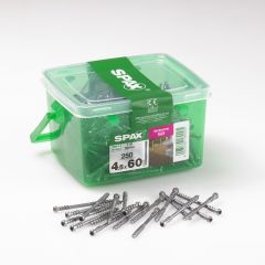 4.5 x 60mm T20 Spax T-Star+ Cylindrical Head Wirox Coated Decking Screw (x500)