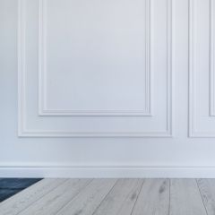 18mm x 144mm x 5.4m Primed MDF Torus Skirting