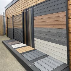 25mm x 148mm x 3600mm Verde Evolved Composite Decking Oak End Board